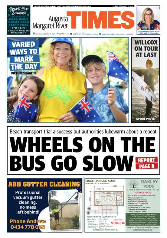 Augusta Margaret River Times - Friday, 02 February 2024 edition