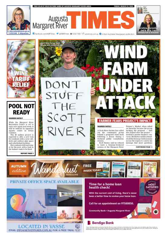 Augusta Margaret River Times - Friday, 22 March 2024 edition