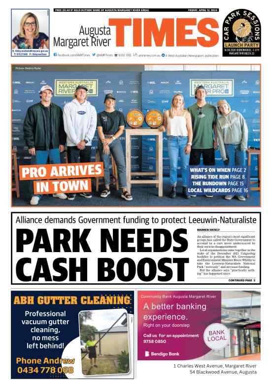 Augusta Margaret River Times - Friday, 12 April 2024 edition